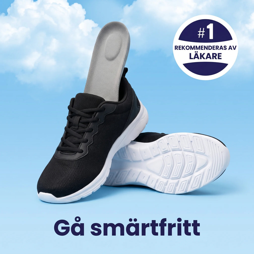 Skoinlägg med 4D stötdämpning