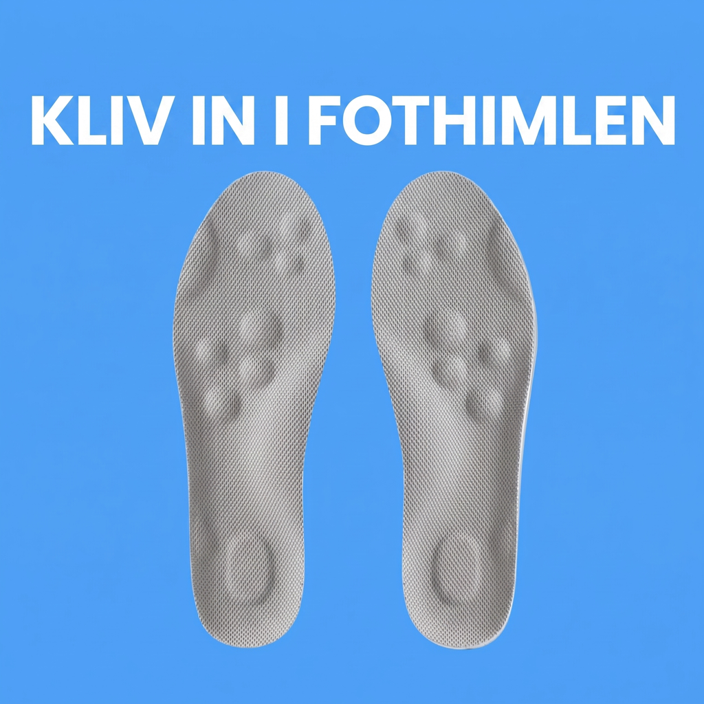 Skoinlägg med 4D stötdämpning
